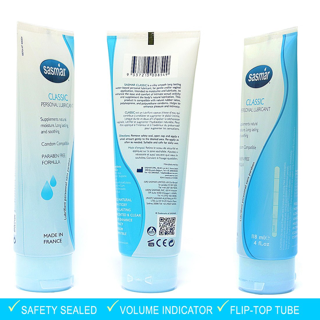 CLASSIC Personal Lubricant 4fl.oz - Water - Based Lubricant - Conceive Plus®