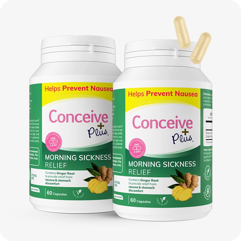 Morning Sickness Relief - Female fertility vitamins - Conceive Plus®