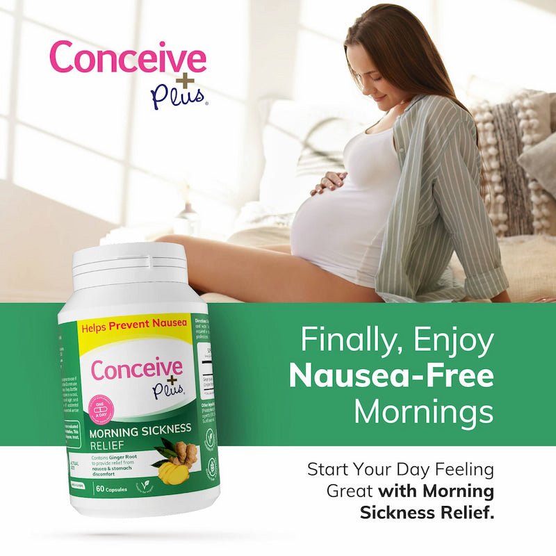 Morning Sickness Relief - Female fertility vitamins - Conceive Plus® - Online Store