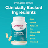 Prenatal with DHA - Female fertility vitamins - Conceive Plus® - Online Store