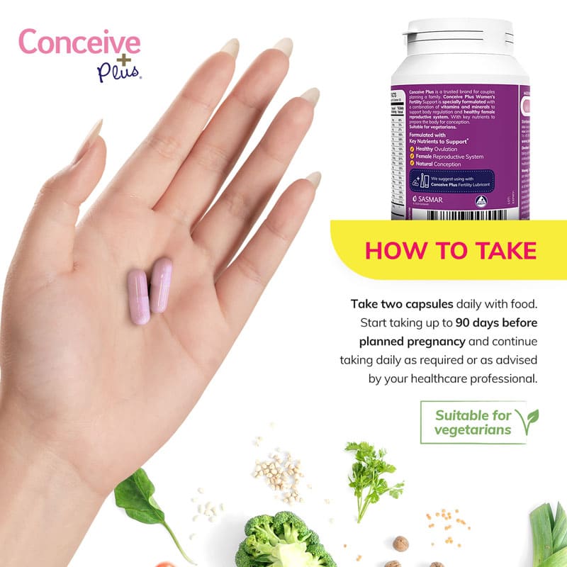 Women's Fertility Support - Fertility Vitamins For Women - Conceive Plus®