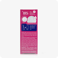 The side view image of the box of Conceive Plus Fertility Lubricant 3x4g Pre-filled Applicators on a white background. The side of the box contains information about clinical studies showing 99% sperm viability after 2 hours of using the fertility lubricant, and information about clinical use, cautions and ingredients of the lubricant. There is also a small blue box in the upper middle of the tube box suggesting to use it with multi-use tube. The box of the tube is placed in the middle of the frame.