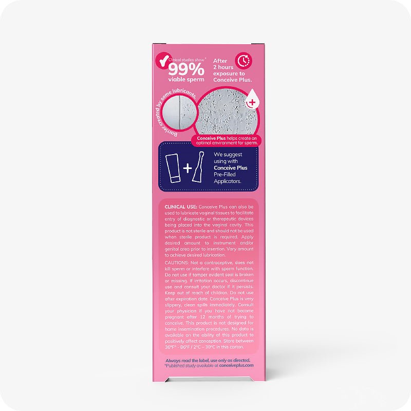 Fertility Lubricant Tube - Fertility Lubricant - Conceive Plus USA